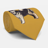 Alaskan Malamute necktie Stropdas (Opgerold)