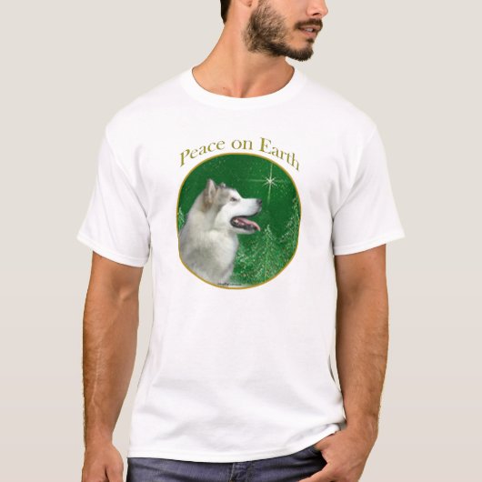 Alaskan Malamute Peace T-shirt (Voorkant)