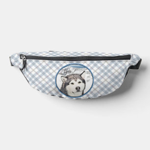 Alaskan Malamute Peinture Mal Mally Sled Chien Art
