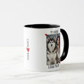 Alaskan Malamute Personalized Photo Dog Lover Mok (Voorkant rechts)