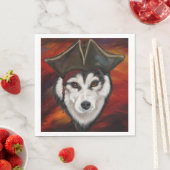 Alaskan Malamute Piraat Servet (Insitu)