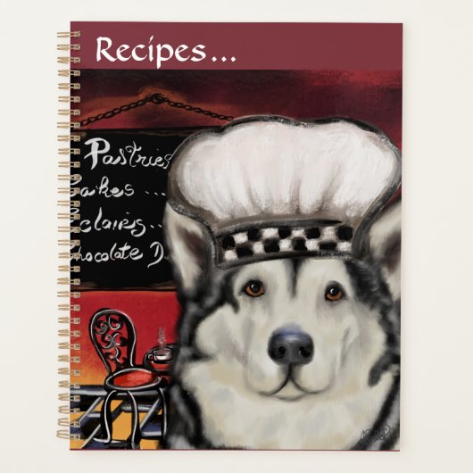 Alaskan Malamute Planner (Voorkant)