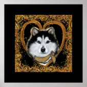 Alaskan Malamute Poster (Voorkant)