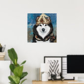 Alaskan Malamute Poster (Thuiskantoor)