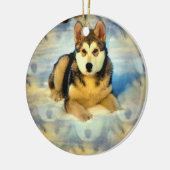 Alaskan Malamute Puppies Ornament (Links)
