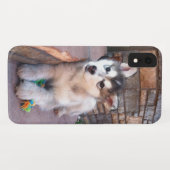 Alaskan Malamute Puppy Head-kantelfoto Case-Mate iPhone Case (Achterkant (horizontaal))