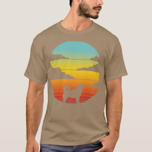 Alaskan Malamute Retro Zonnetijd 60-70 voor T-shirt
