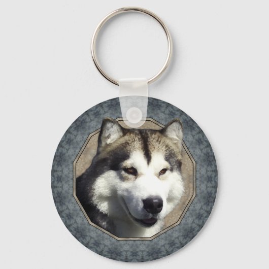 Alaskan Malamute Sleutelhanger (Voorkant)