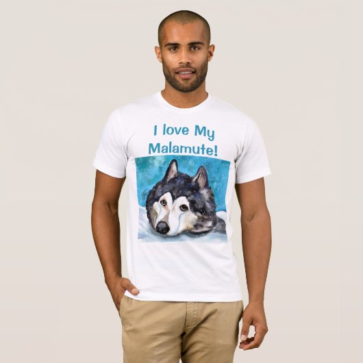 ALASKAN MALAMUTE T-shirt (Voorkant volledig)