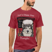 Alaskan Malamute T-shirt (Voorkant)