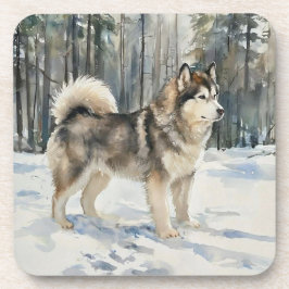 Alaskan Malamute Trinket Box Bier Onderzetter