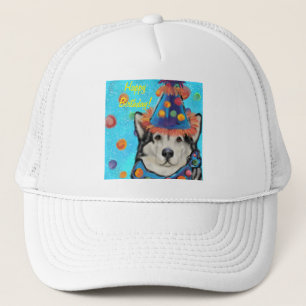 Alaskan Malamute Trucker Pet