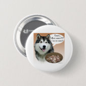 Alaskan Malamute Turkije - Button (Voorkant /achterkant)