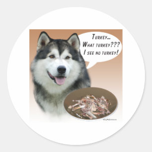 Alaskan Malamute Turkije - Sticker