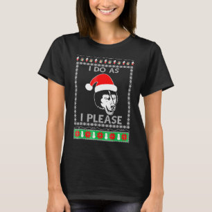 Alaskan Malamute Ugly Kerstmis T-shirt