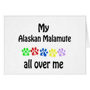 Alaskan Malamute Walks Design