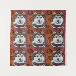 ALASKAN MALAMUTE WANDKLEED