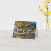 Alaskan Mining Camp Bonanza Creek Folded Kaart (Gele Bloem)