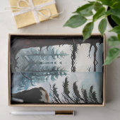 Alaskan Moose staande op Mountain Ridge Tissuepapier (Geschenk)