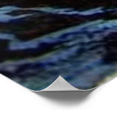 Alaskan Mountain Range en City onder Poster (Hoek)