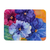 Alaskan Pansies magnet Magneet (Horizontaal)