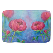 Alaskan Peonies Bath Mat (Voorkant)
