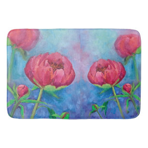Alaskan Peonies Bath Mat