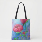 Alaskan Peonies Canvas tas (Voorkant)