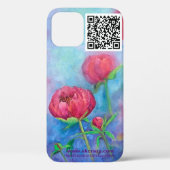 Alaskan Peonies iphone 12 pro coque (Verso)