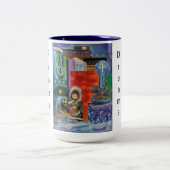 Alaskan Puppy Dreams in de Hotel Captain Cook Mok (Center)