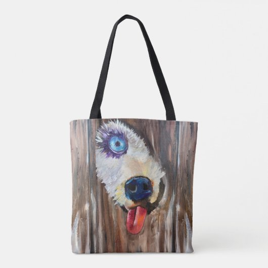 Alaskan Puppy Sled Dog Transport Tas (Achterkant)