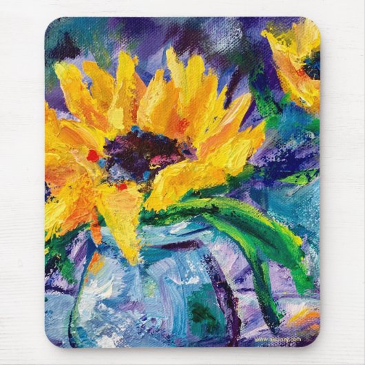 Alaskan Sunflower Blues Muismat (Voorkant)