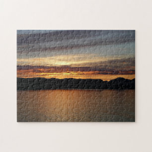 Alaskan Sunset II Mooie Alaska fotografie Legpuzzel
