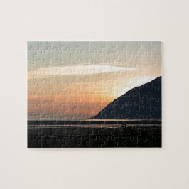 Alaskan Sunset over de wederkerige Arm Legpuzzel
