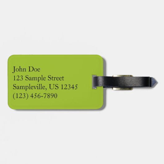 Alaskan Temperate Rainforest Bagagelabel (Achterkant horizontaal)