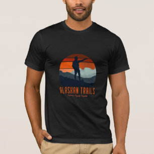 ALASKAN TRAILS Natuur's Majesty ontvouwt T-shirt