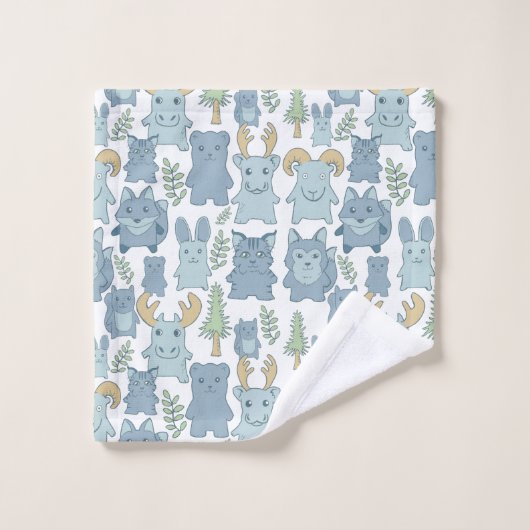 Alaskan Wilde Dieren Dodedoekset Bad Handdoek (Wasdoekje)