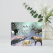 Alaskan Wildlife Briefkaart (Staand voorkant)