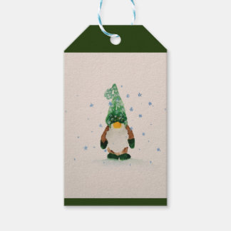 Alaskan Winter Gnome Gift Label Cadeaulabel
