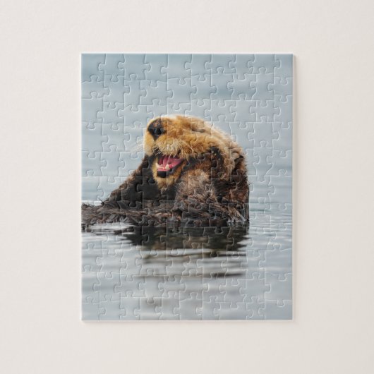Alaskan Zee Otter Legpuzzel (Verticaal)
