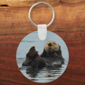 Alaskan Zee Otter Sleutelhanger (Voorkant)