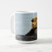Alaskan Zee Otter Water Bottle Koffiemok (Voorkant links)