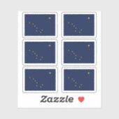 Alaskanvlag, Amerikaanse staatsvlag Sticker (Vel)