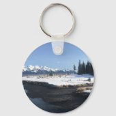 Alaska's Coastal Wonders: Beach Hike Sleutelhanger (Voorkant)