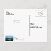 Alaska's Exit Glacier Valley Hartelijk dank Briefkaart (Achterkant)