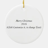 Alaska's Exit Glacier Valley Keramisch Ornament (Achterkant)