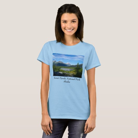 Alaska's Exit Glacier Valley T-shirt (Voorkant volledig)