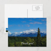 Alaska's Mt. McKinley -> De Mount McKinley in Alas Briefkaart (Voorkant / Achterkant)