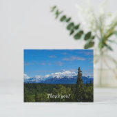 Alaska's Mt. McKinley -> De Mount McKinley in Alas Briefkaart (Staand voorkant)