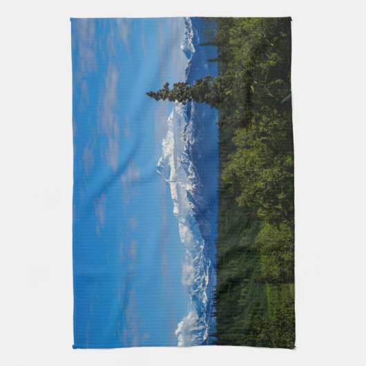 Alaska's Mt. McKinley Theedoek (Verticaal)